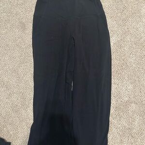 Lululemon Black High-Waisted Wide-Leg Pants